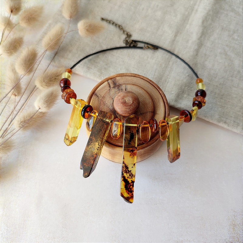 Колье Янтарь 7502207668 (3)