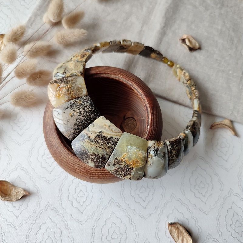 Колье "Клеопатра" Янтарь