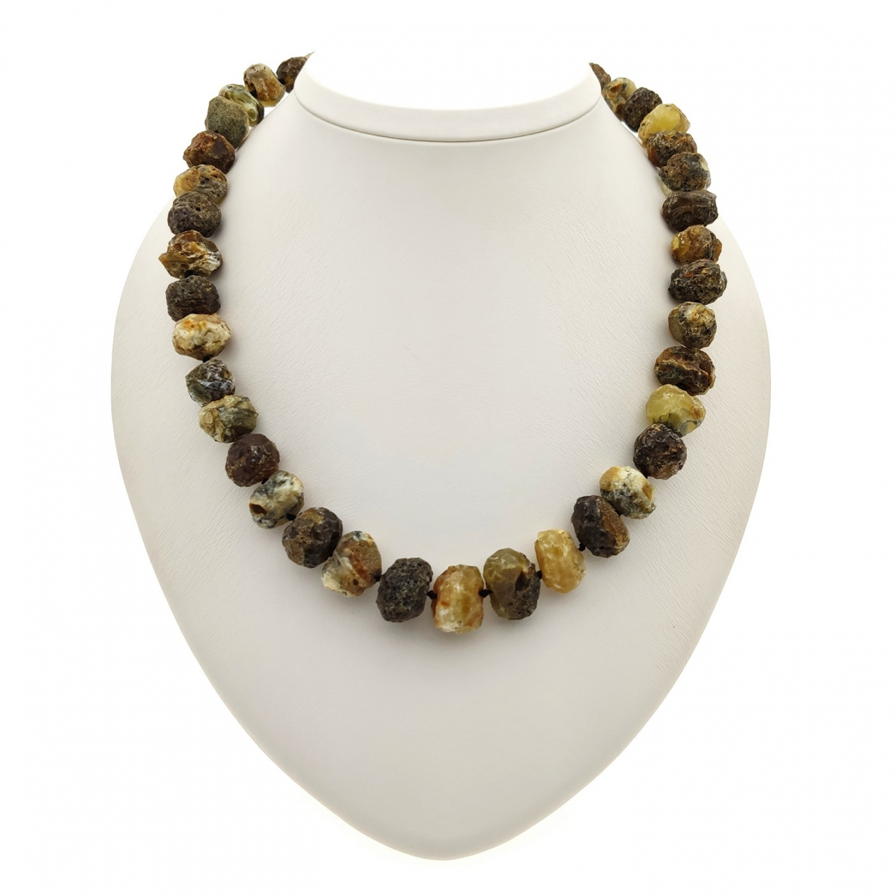 Бусы "Кусанка" из янтаря