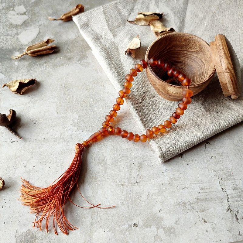 Четки мусульманские янтарь