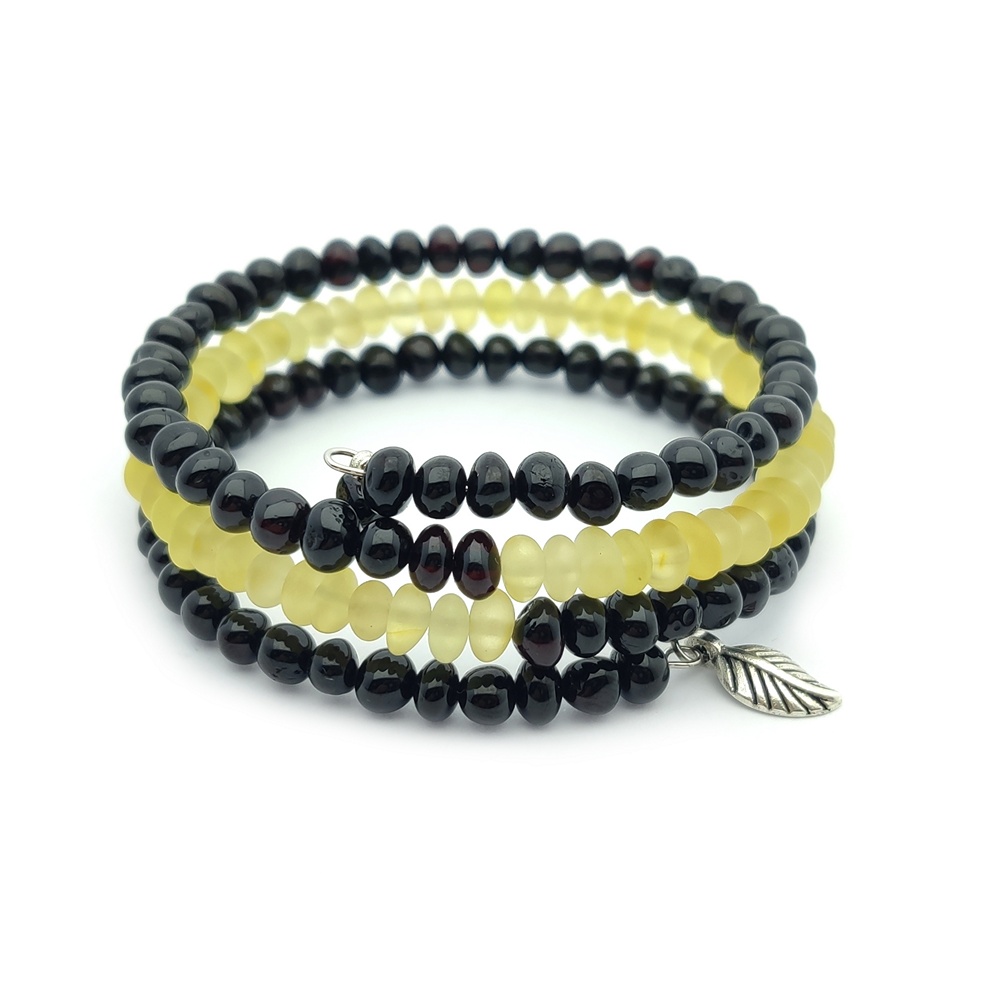 Браслет на струне янтарь 3401204039