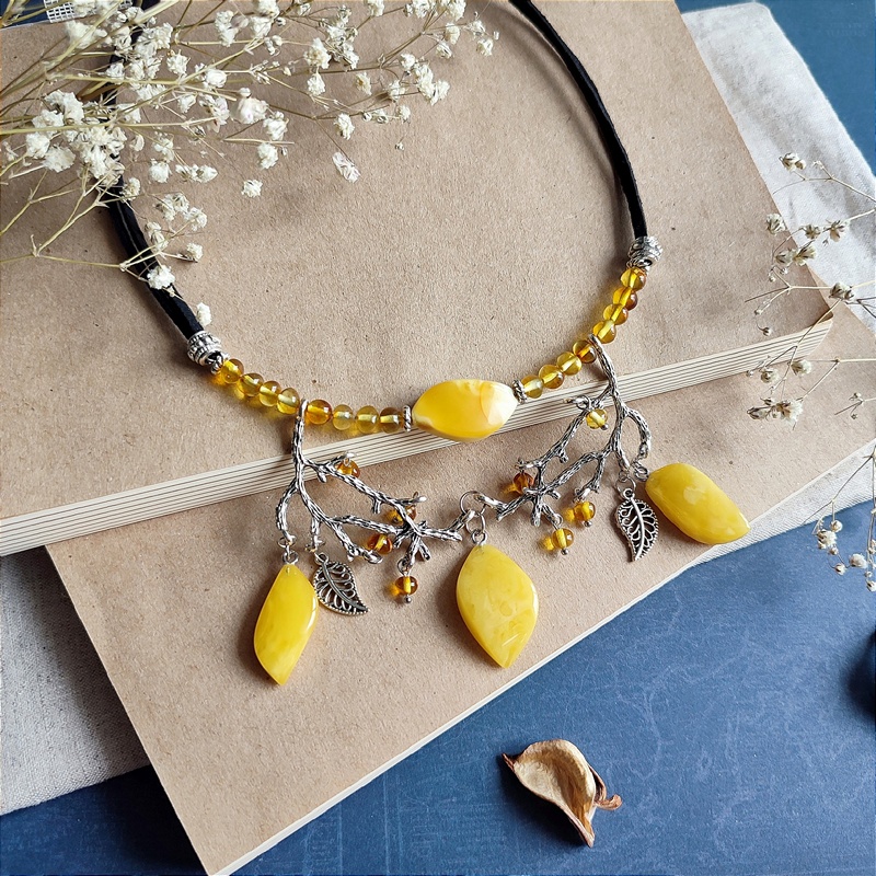 Колье Янтарь 7306307003 (3)