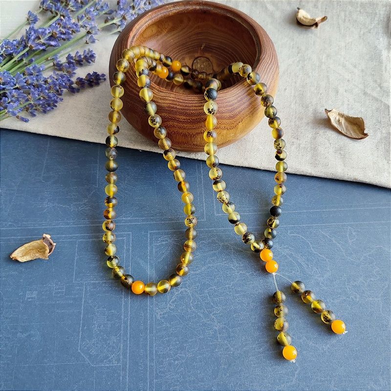 Четки будд. янтарь