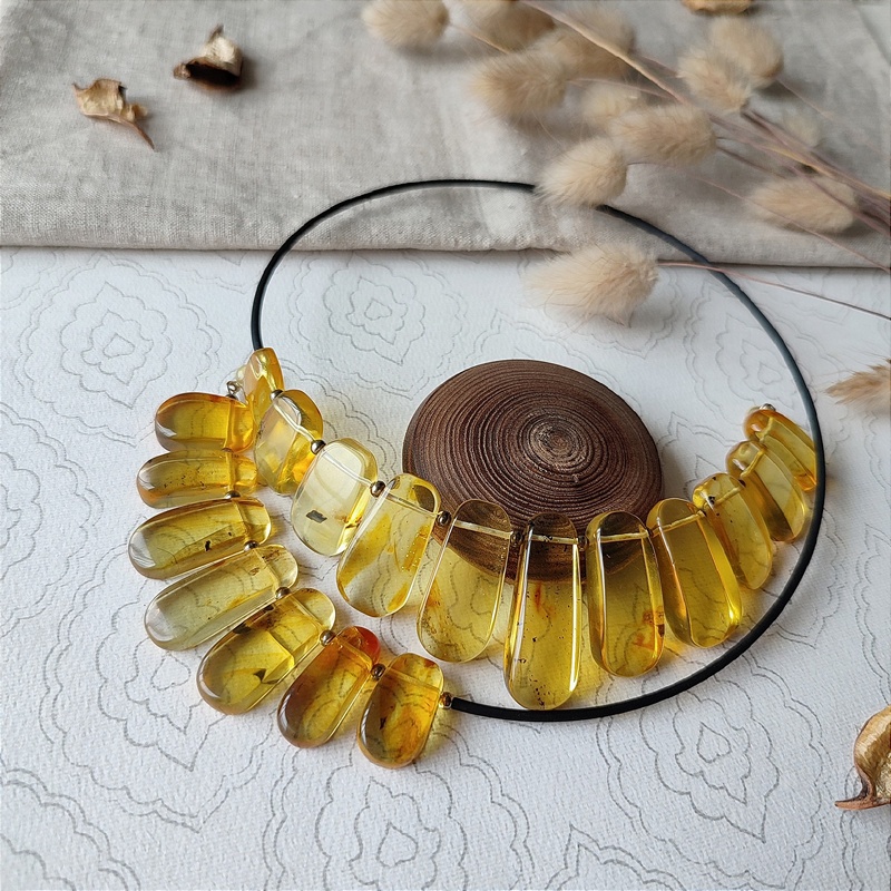 Колье Янтарь 7402209474 (4)