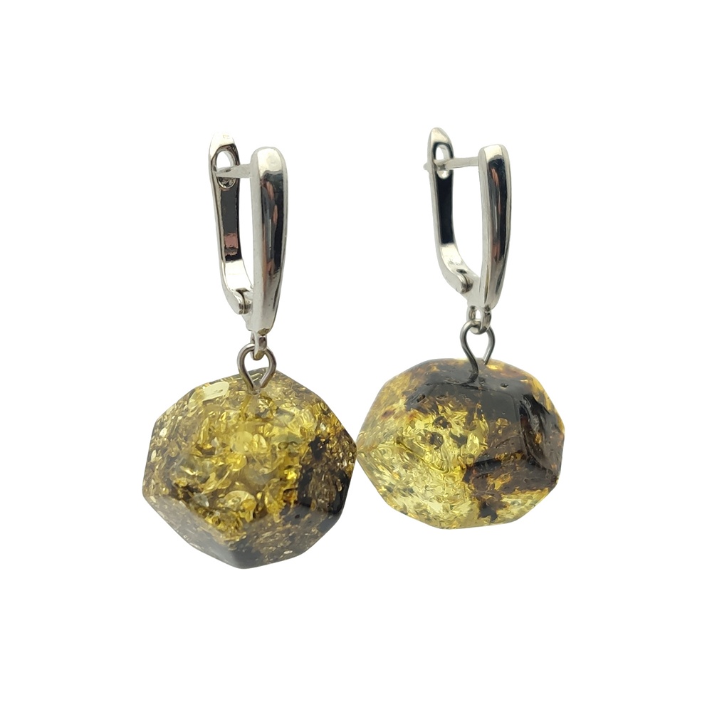 Серьги, Янтарь,ПСР 2203205105