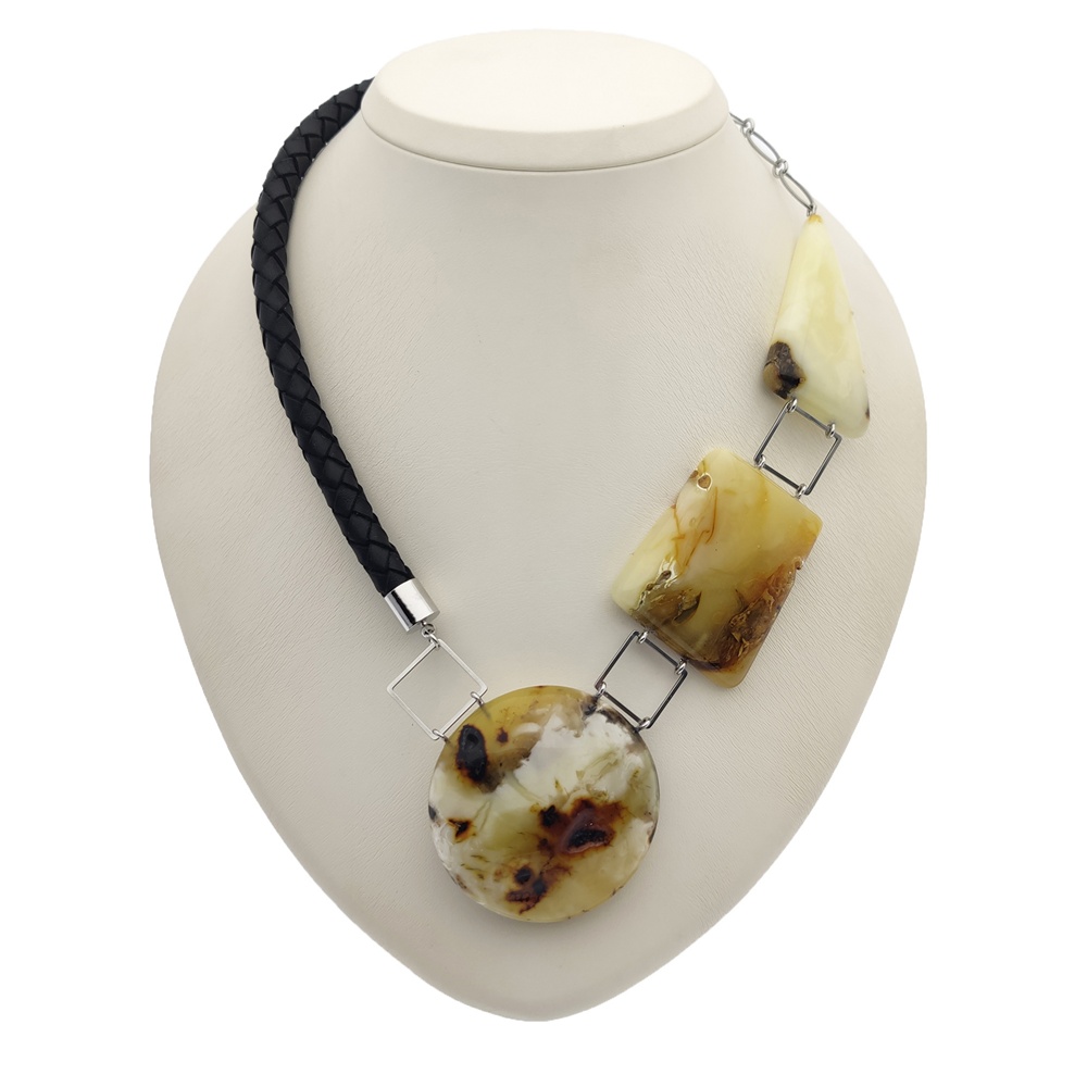 Колье авторское Янтарь а7326400037