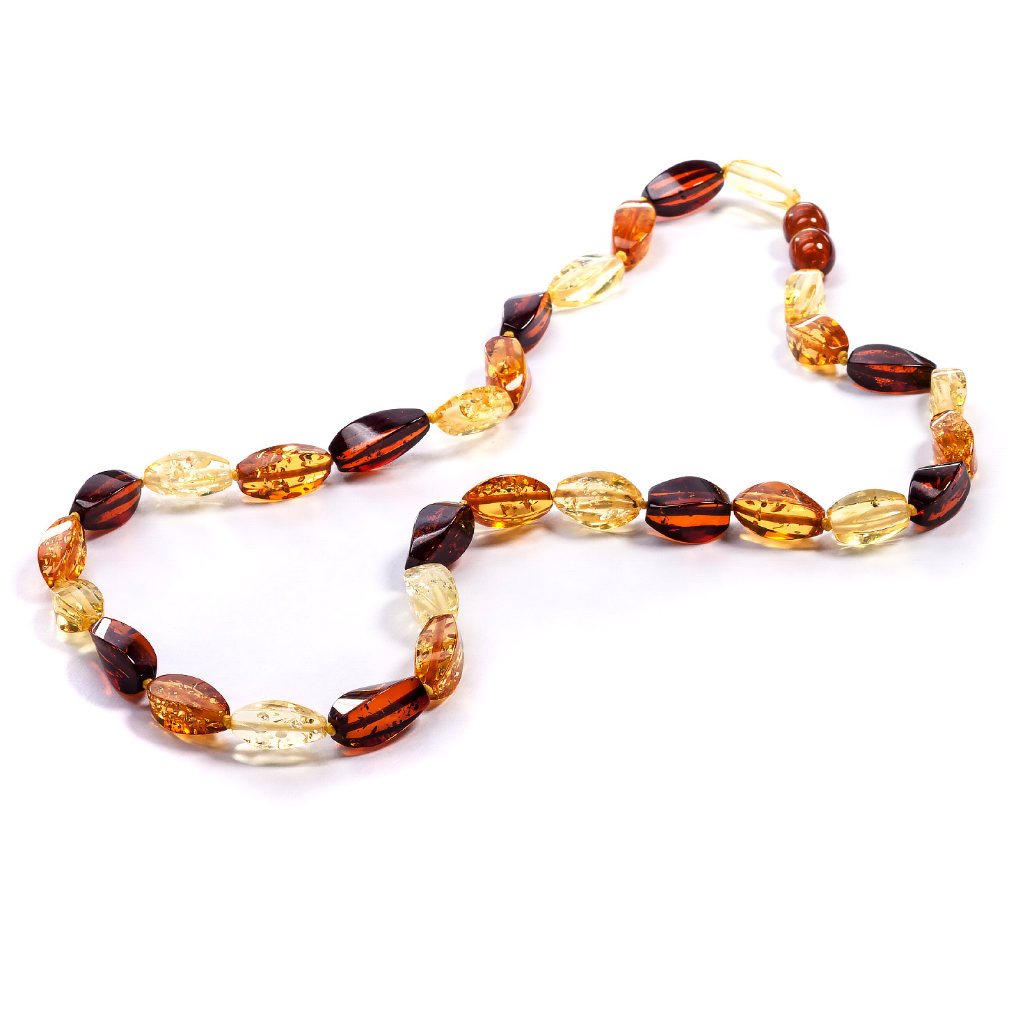 Бусы Елена из янтаря