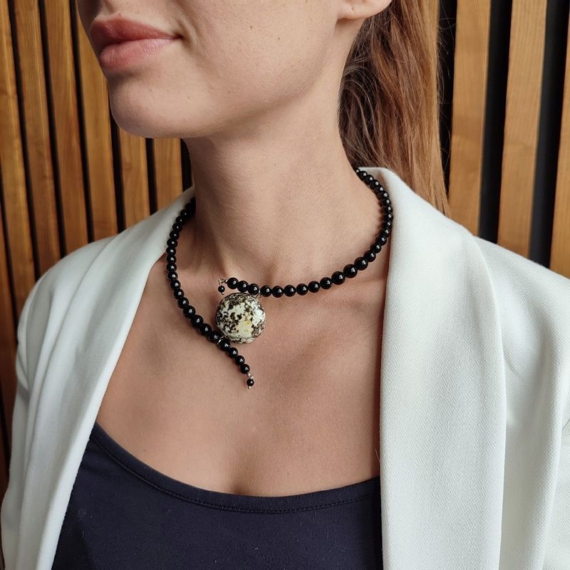 Колье "Италия" Янтарь