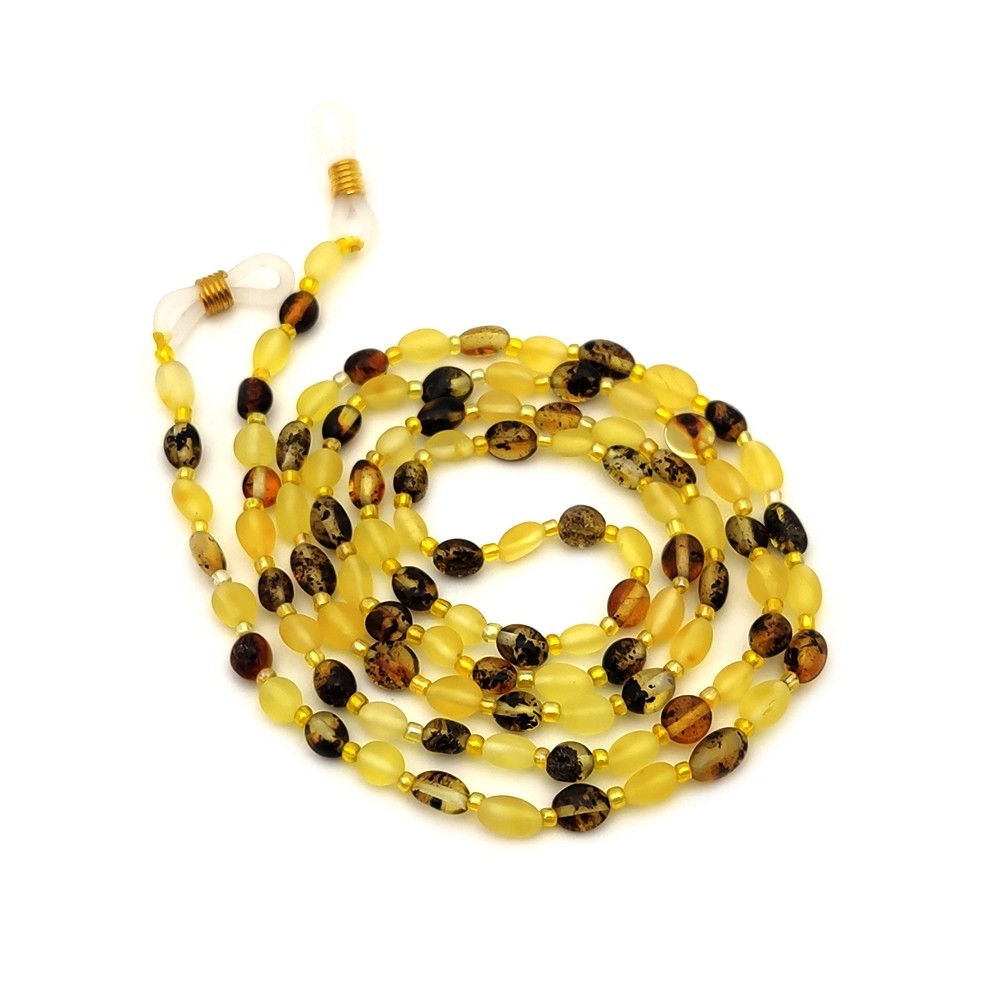Шнурок для очков, янтарь
