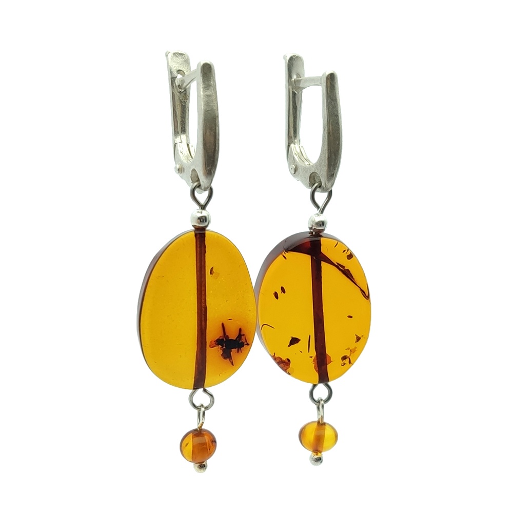 Серьги, Янтарь,ПСР 2103205147