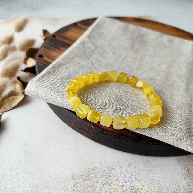 Браслет "Куб" янтаря