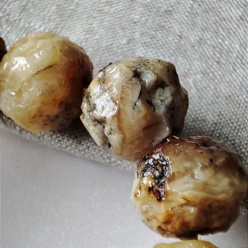 Браслет "Кусанка" янтарь