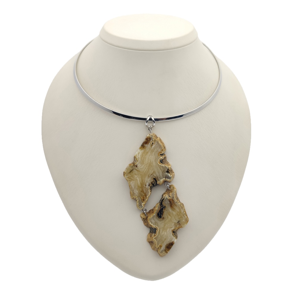 Колье авторское Янтарь а7506500066