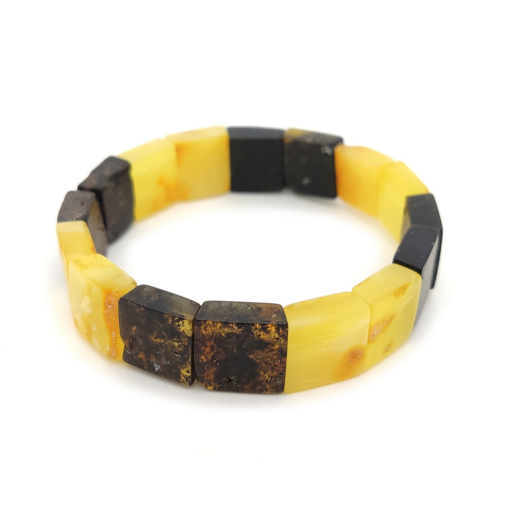 Браслет Муж. янтарь