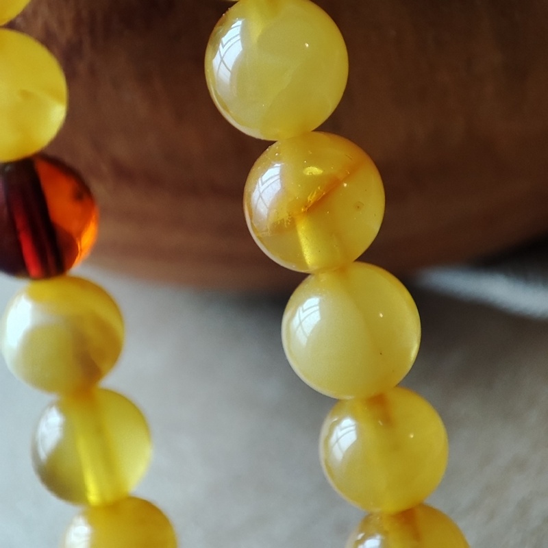 Четки буддийские янтарь