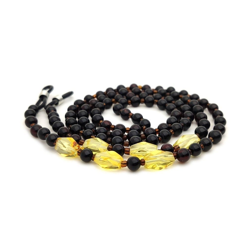 2,Шнурок для очков, янтарь