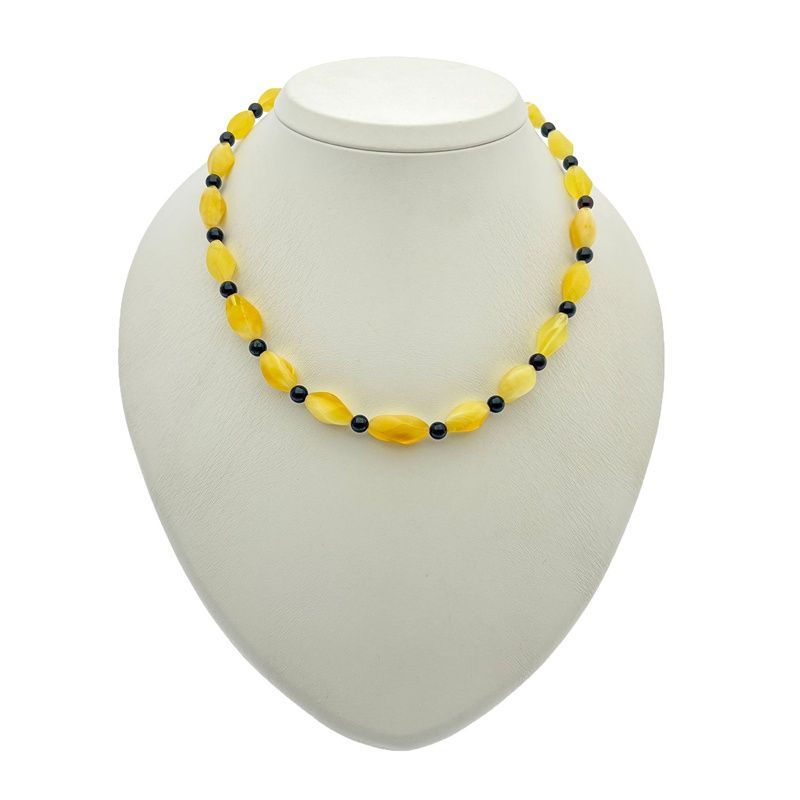 Бусы "Елена" янтарь