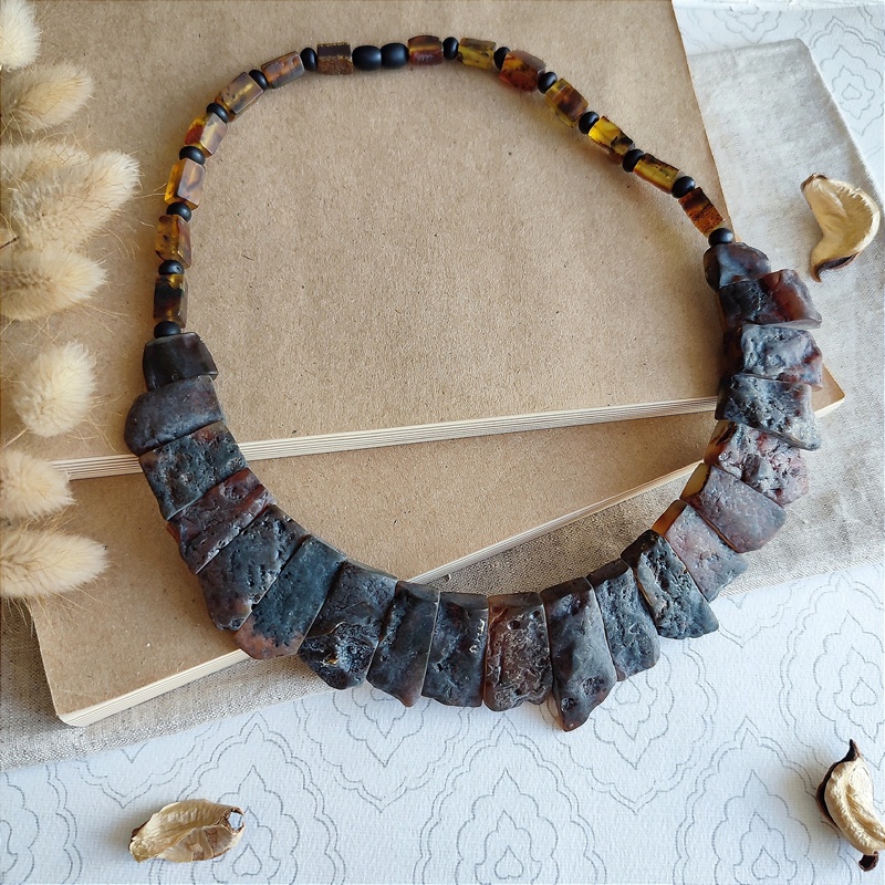 Колье Янтарь 7101009445 (1)