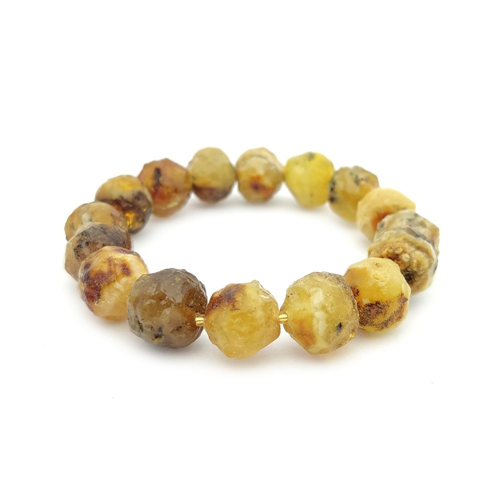 Браслет "Кусанка" янтарь