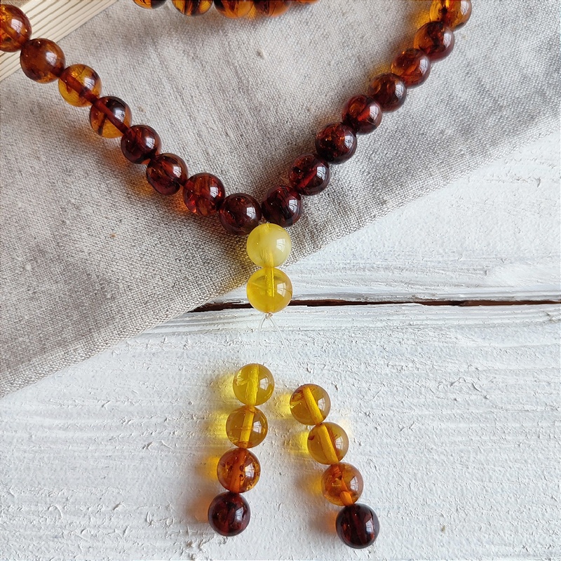 Четки буддийские янтарь 9506100210 (3)