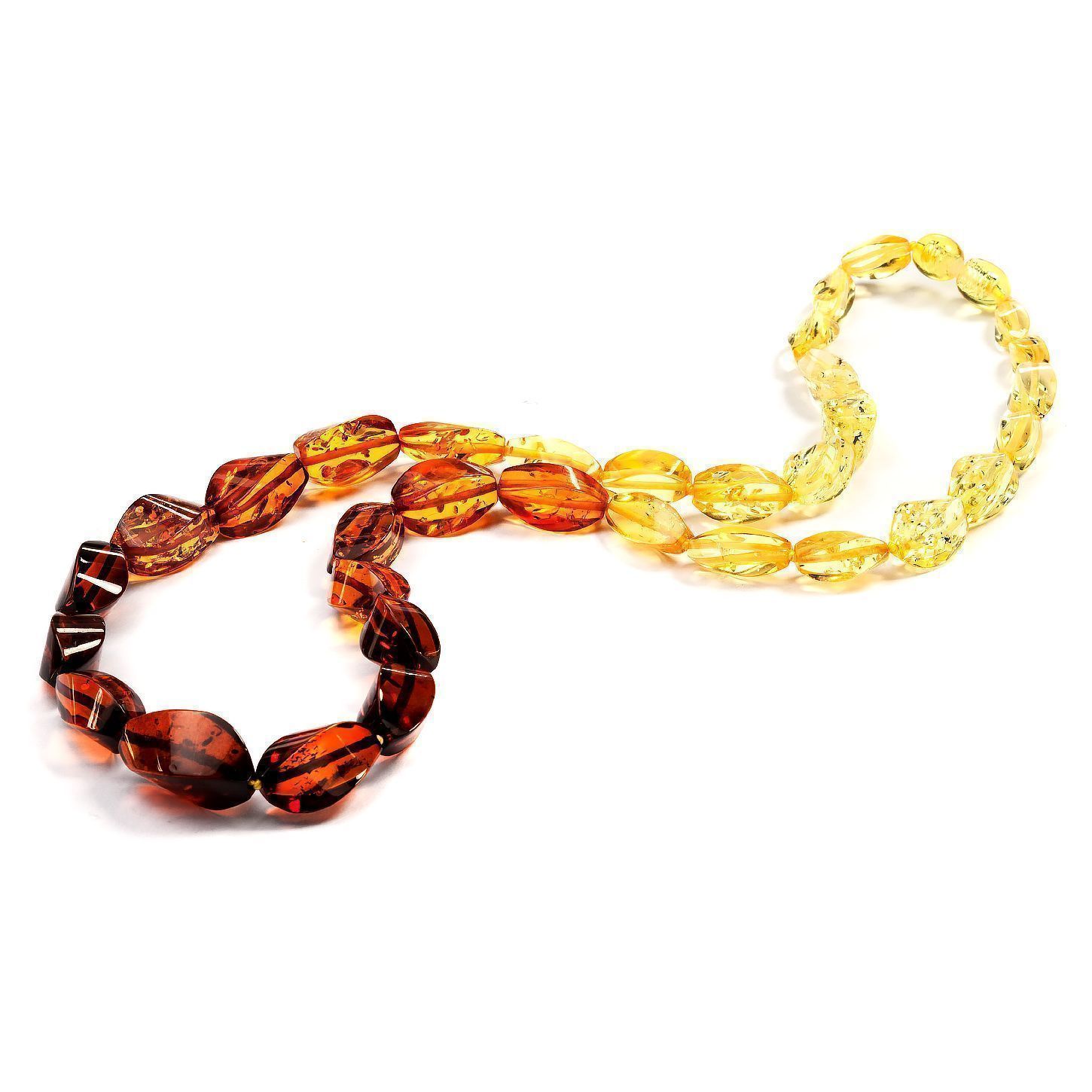 Бусы "Елена" из янтаря