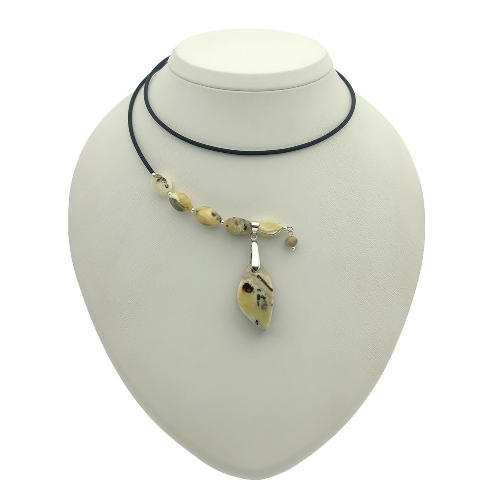 Колье "Ева" янтарь