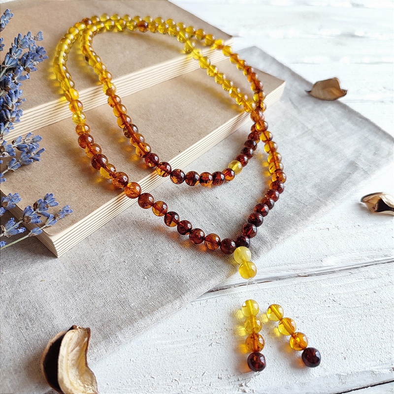 Четки буддийские янтарь 9506100210 (2)