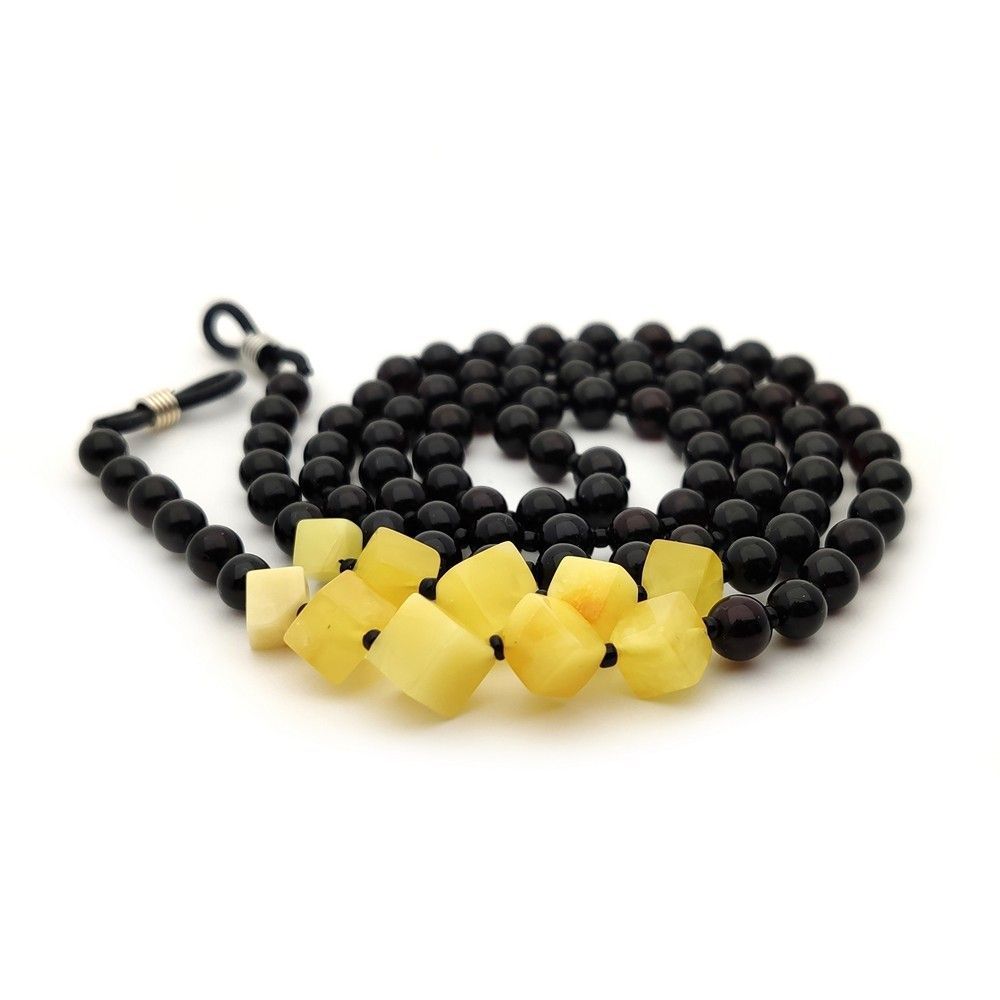 2,Шнурок для очков, янтарь