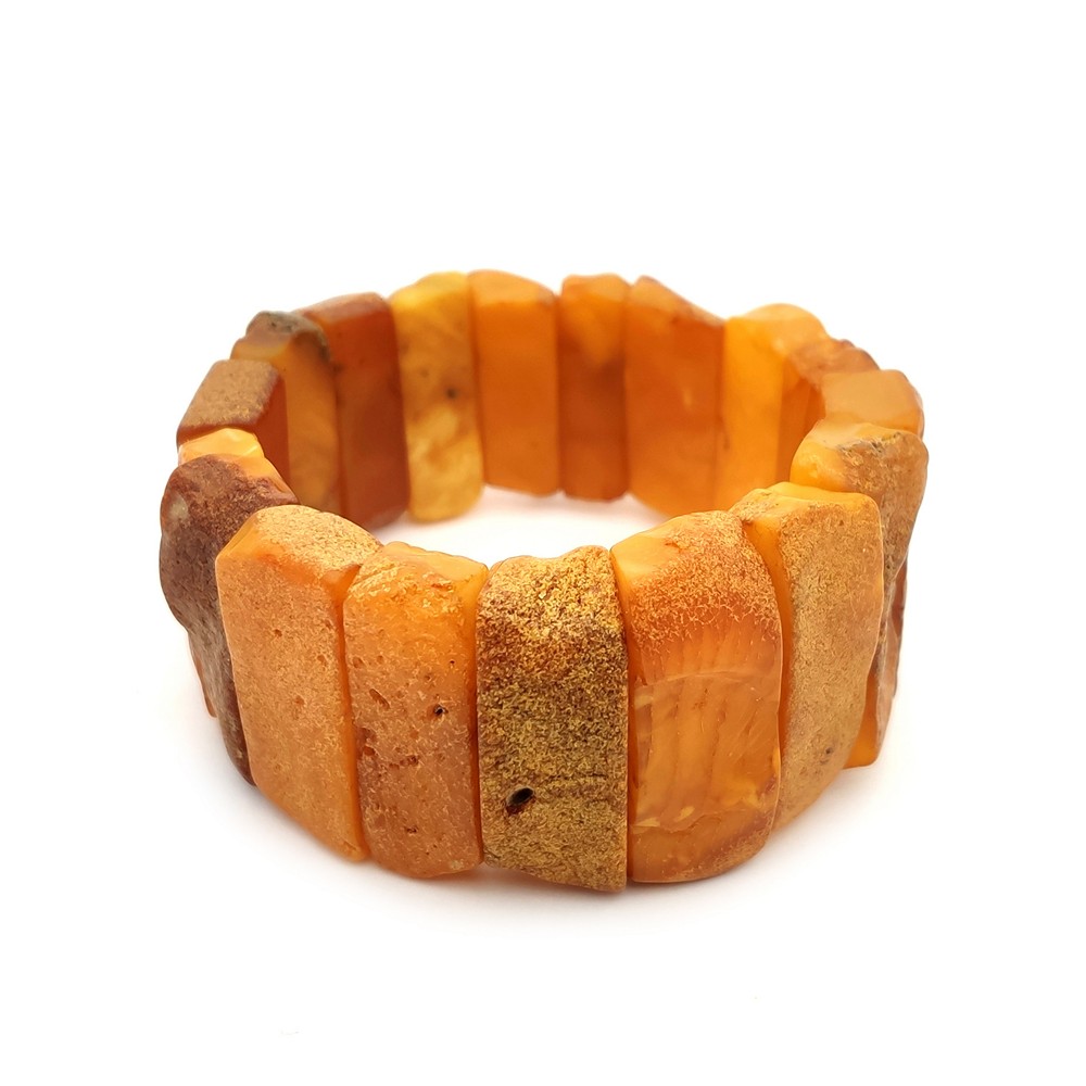 Браслет пласт. янтарь