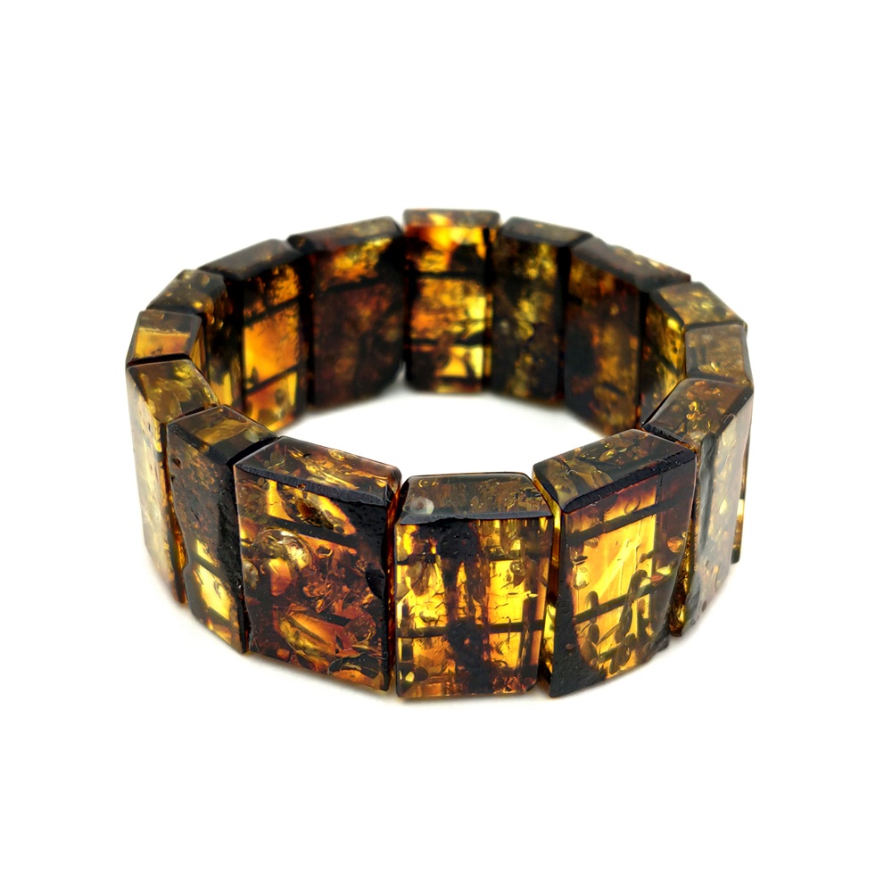 Браслет Муж. янтарь