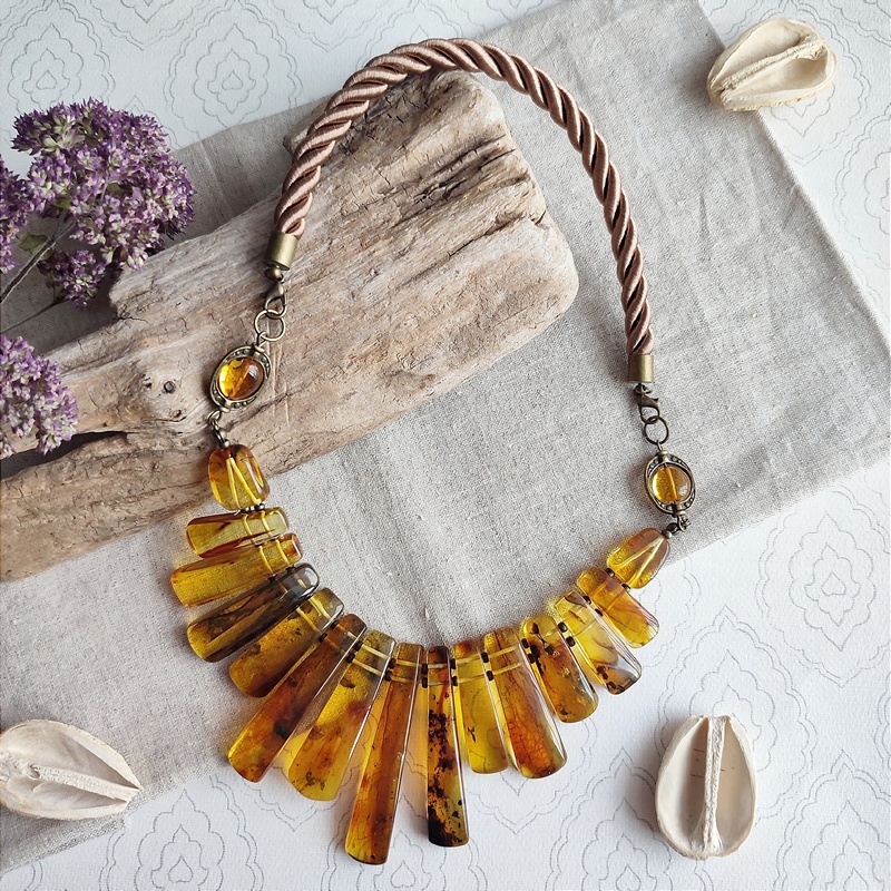 Колье Янтарь 7422319511 (2)