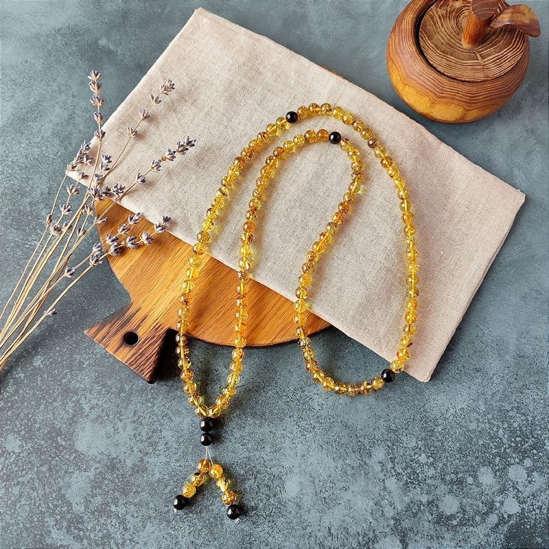 Четки буддийские янтарь