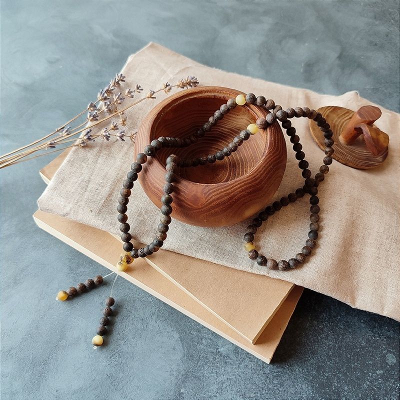 Четки будд. янтарь