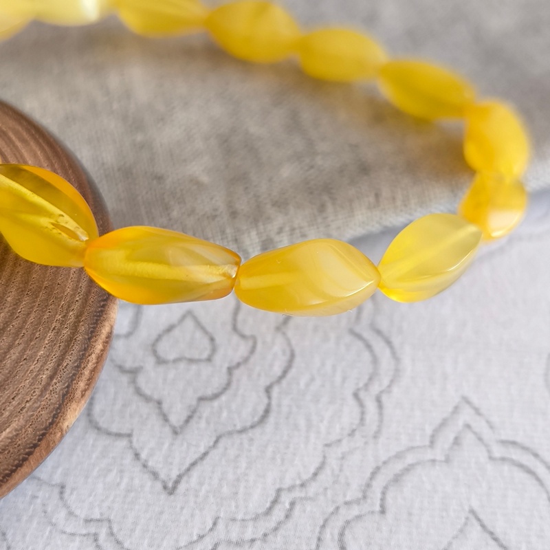 Браслет "Елена" янтарь