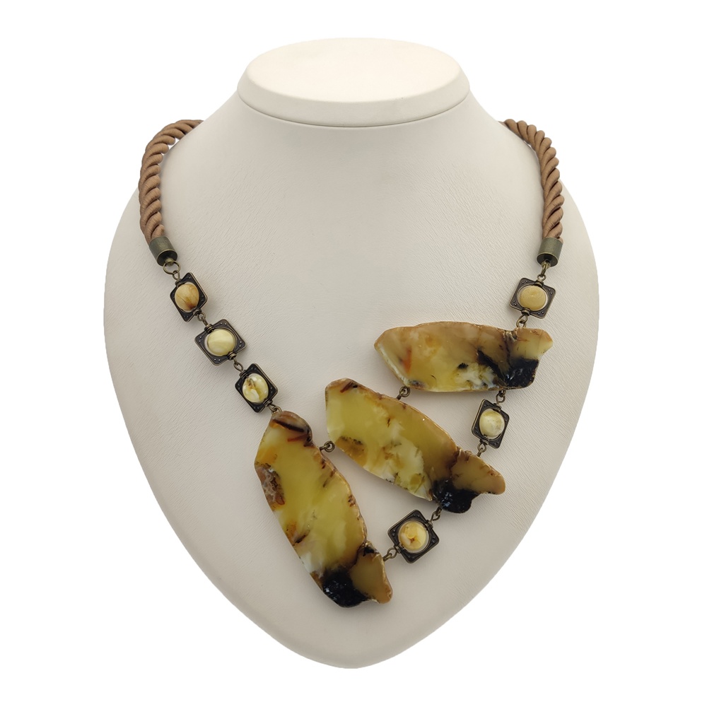 Колье авторское Янтарь а7506300055 (4)