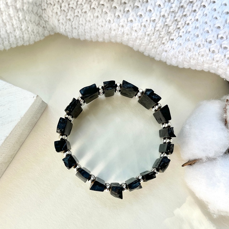 Браслет "Уголек" янтарь