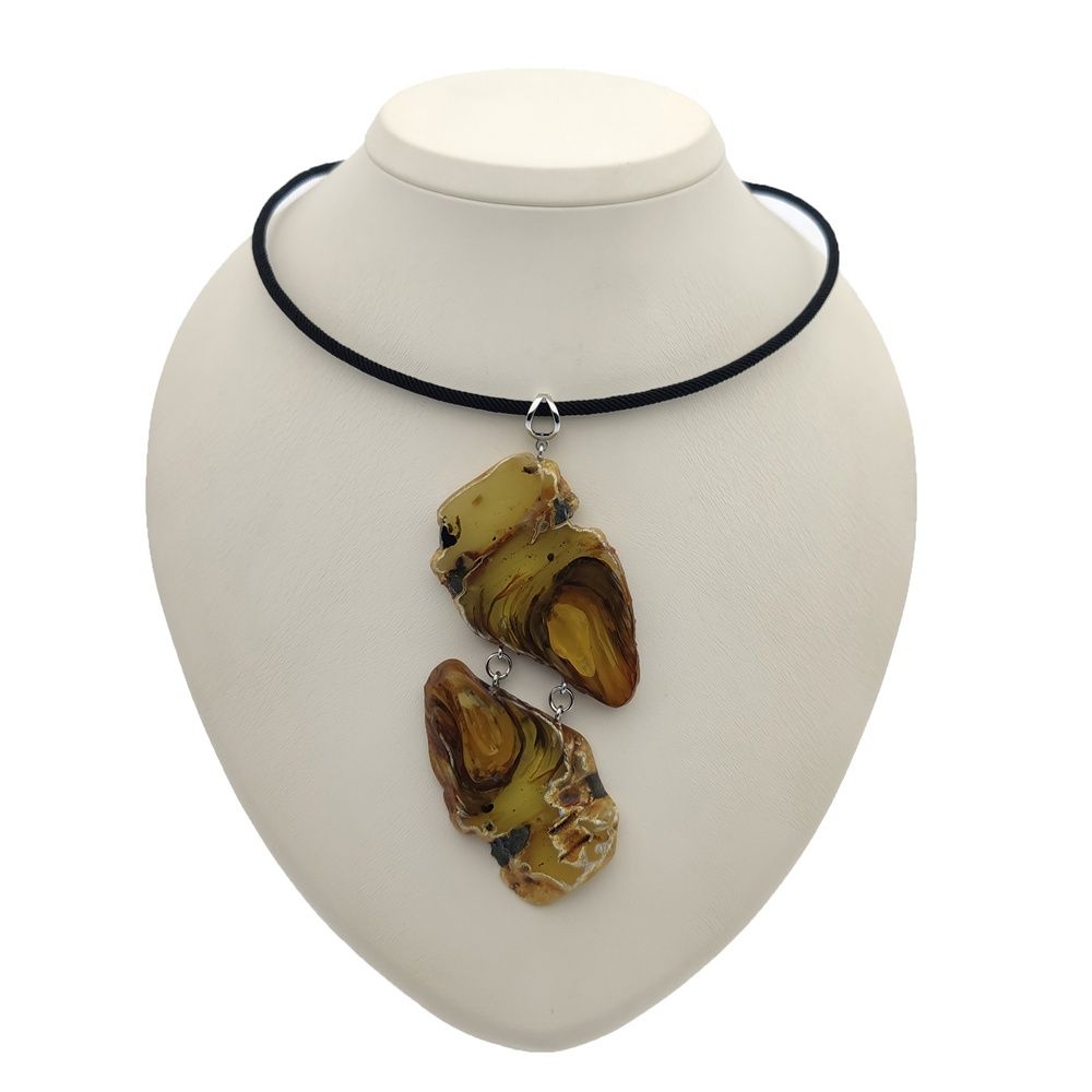 Колье авторское Янтарь