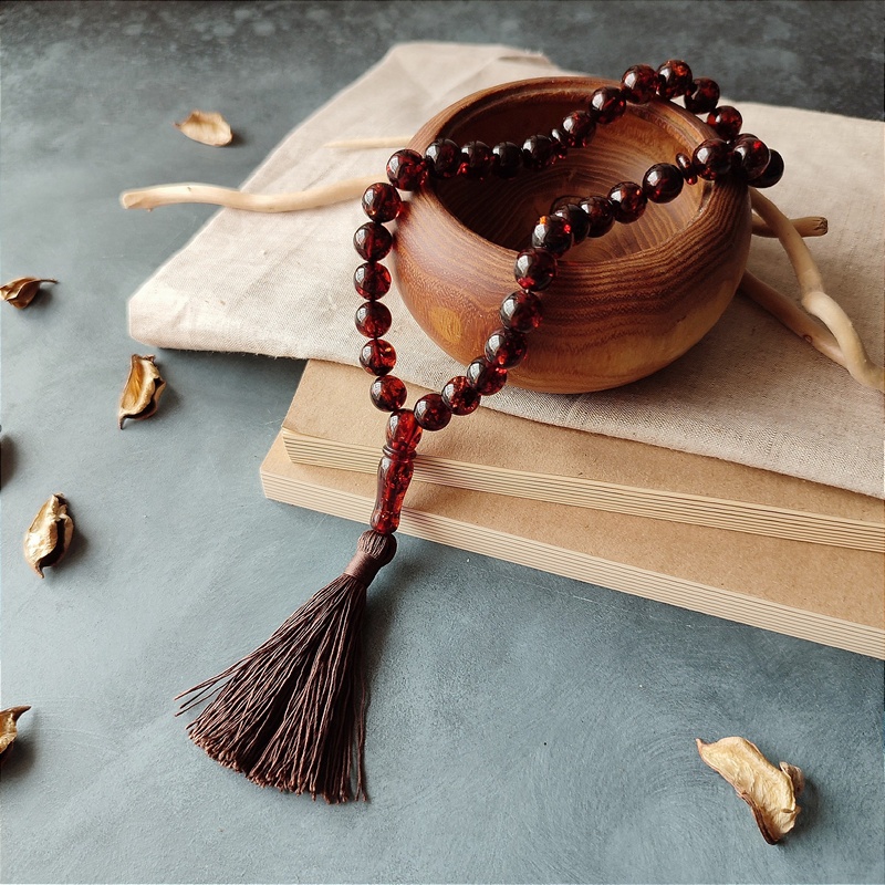 Четки мусульманские, Янтарный пресс