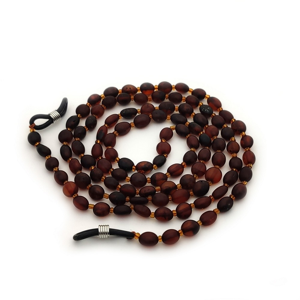 Шнурок для очков, янтарь