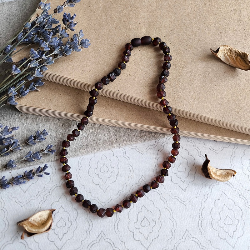 Бусы детские из янтаря 5003019921 (2)