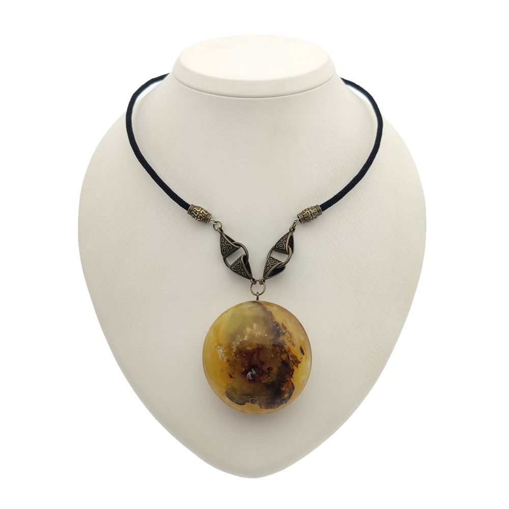 Колье авторское Янтарь а7506900014