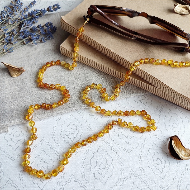 Шнурок для очков 5 в 1, янтарь 8402020285 (4)