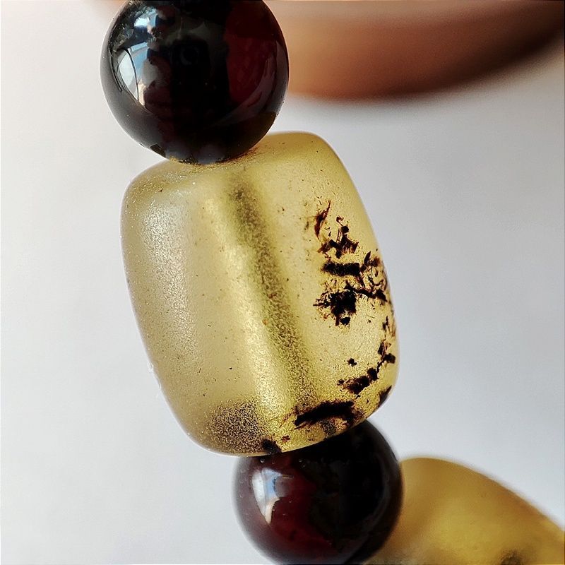 Браслет "Бочата" янтарь