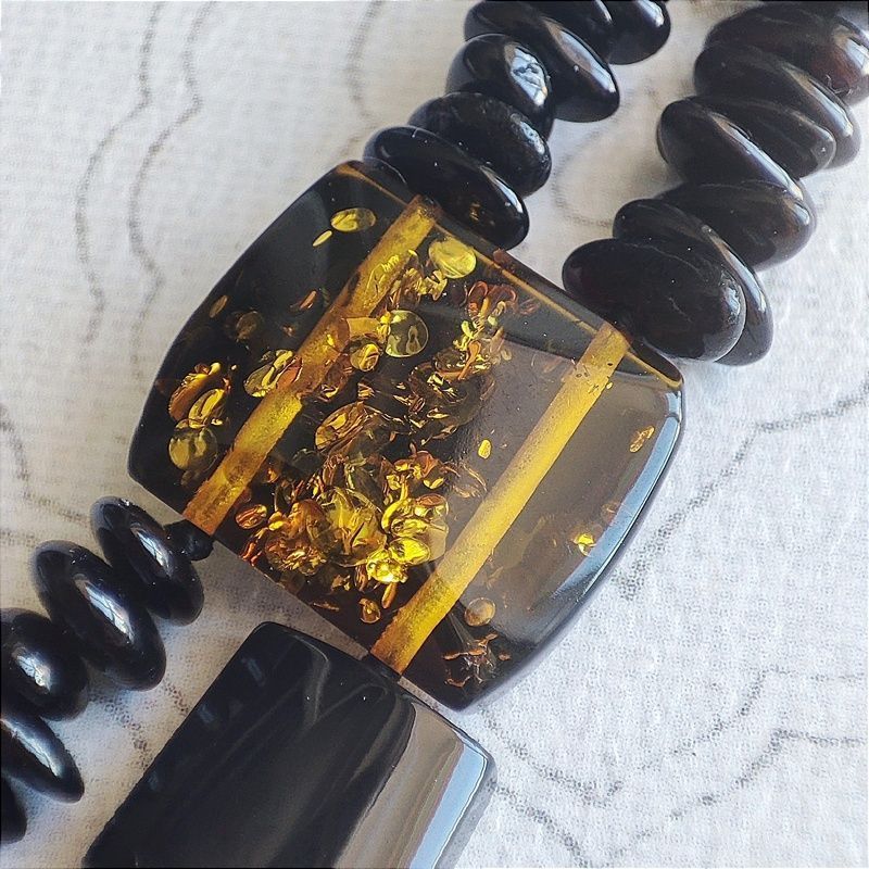 Колье "София" Янтарь