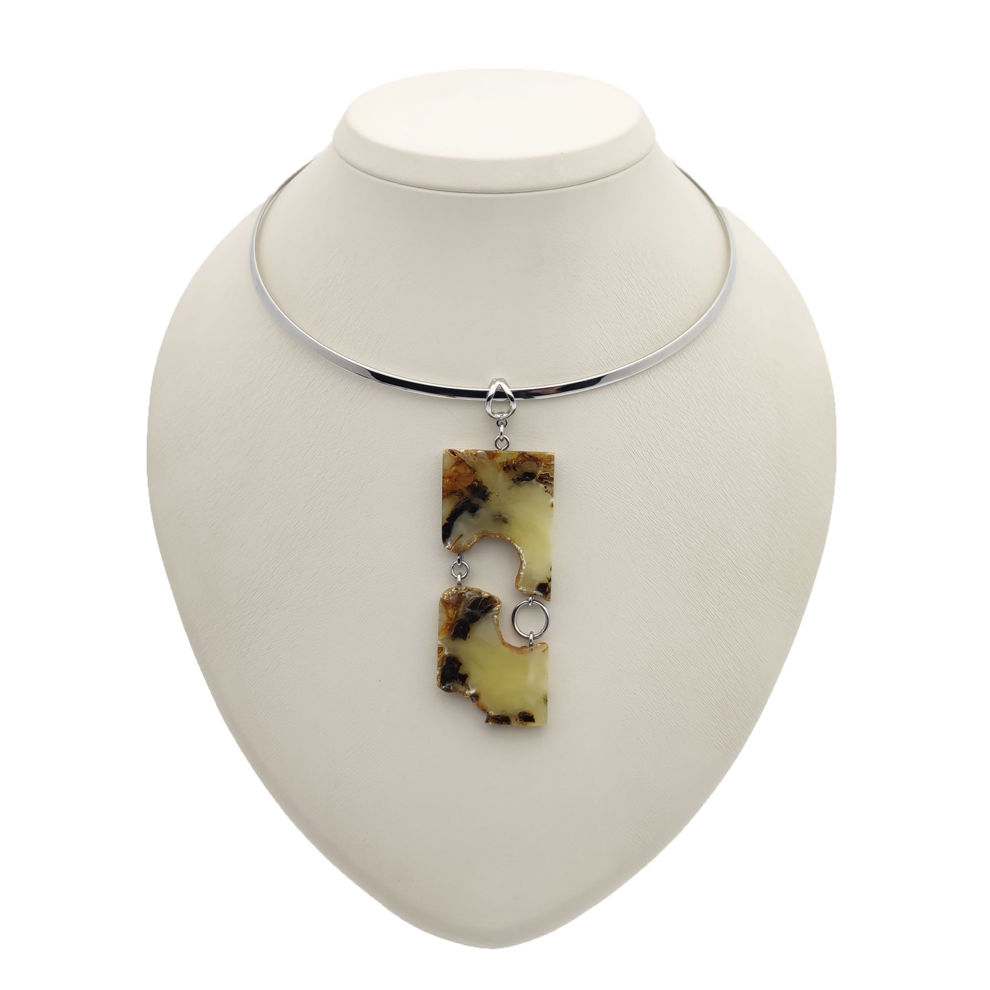 Колье авторское Янтарь