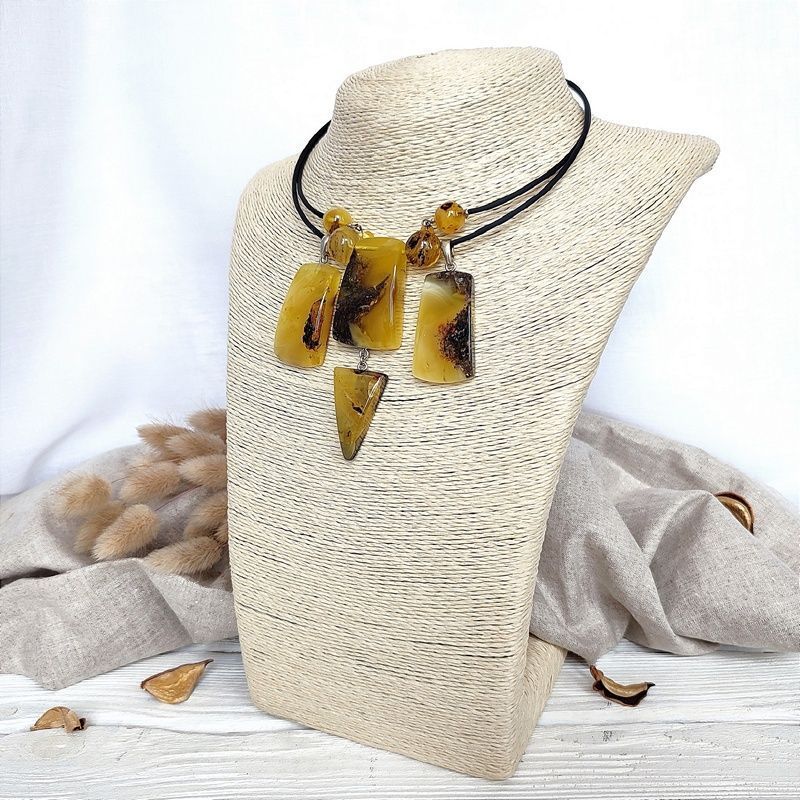 Колье "Хлоя" Янтарь