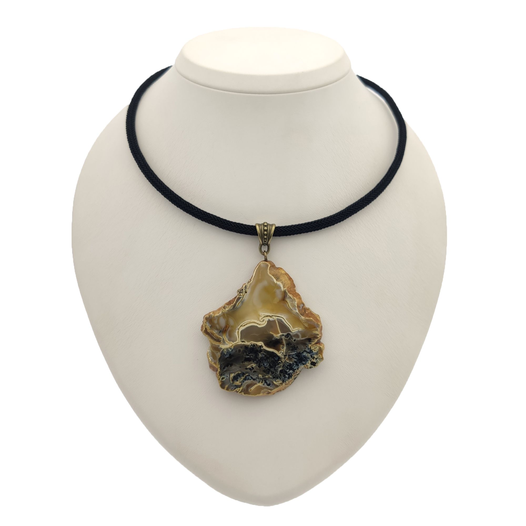 Колье авторское Янтарь