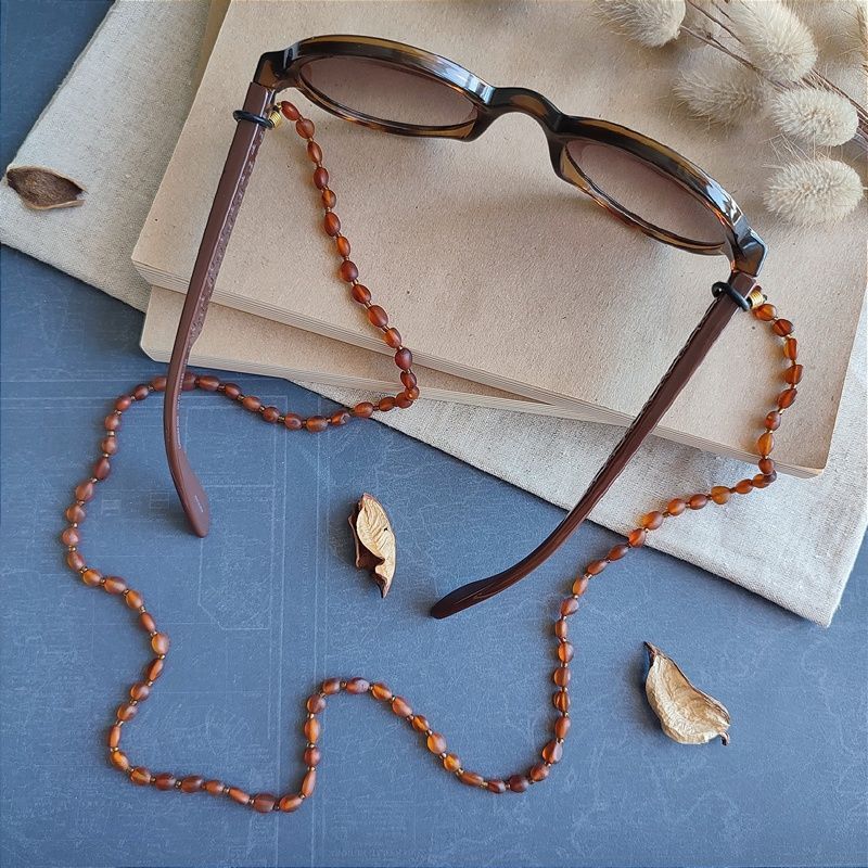 1,Шнурок для очков, янтарь