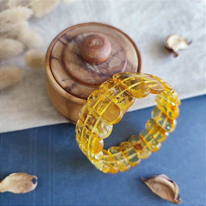 Браслет пласт. янтарь 3401109474 (4)