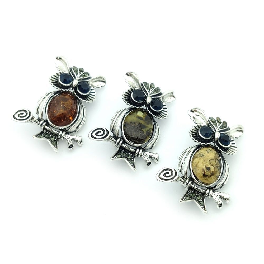 Брошь "Букля" янт.